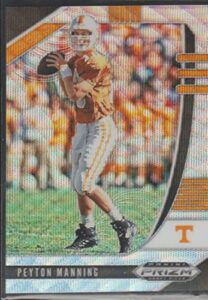 2020 panini prizm draft prizms silver #82 peyton manning tennessee volunteers football trading card