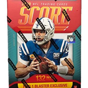 2019 Score NFL Football Blaster Box 132 Cards & 1 MEMORABILIA Card per Box plus a Bonus Pack