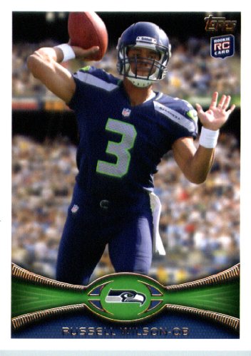 2012 Topps Football Card # 165 Russell Wilson RC - Seattle Seahawks (RC - Rookie Card) (NFL Trading Card)