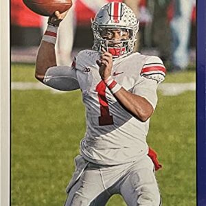 NEW 2021 Score Football Authentic JUSTIN FIELDS Rookie Card Throwback- Ohio State/Chicago Bears