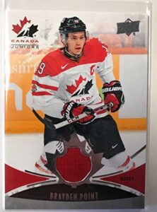 2016-17 upper deck team canada juniors hockey #106 brayden point mem