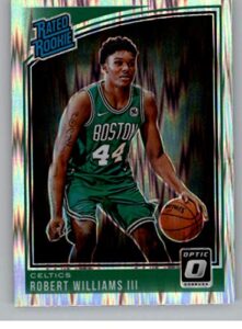 2018-19 donruss optic shock basketball #167 robert williams iii boston celtics rated rookie official nba trading card produced by panini