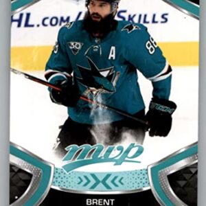 2021-22 Upper Deck MVP #88 Brent Burns San Jose Sharks NHL Hockey Trading Card