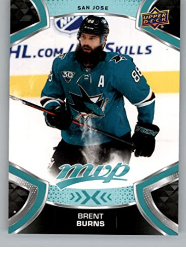 2021-22 Upper Deck MVP #88 Brent Burns San Jose Sharks NHL Hockey Trading Card