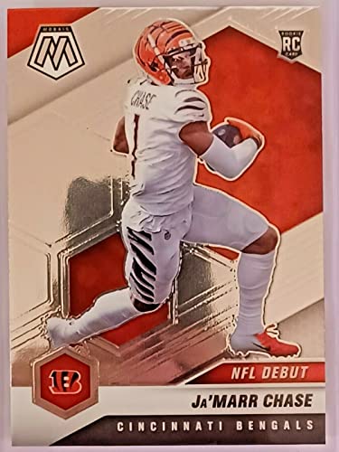 2021 Panini Mosaic Ja'Marr Chase NFL Debut Rookie Card