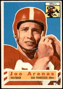 1956 topps # 38 joe arenas san francisco 49ers (football card) good 49ers nebraska – omaha