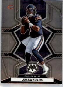 football trading card nfl 2022 panini mosaic #33 justin fields nm near mint bears