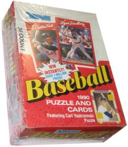 1990 donruss baseball wax box [toy]