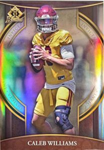 2022 bowman chrome university invicta refractor #bi-4 caleb williams usc trojans football