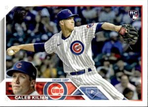 2023 topps #69 caleb kilian nm-mt rc rookie chicago cubs baseball trading card mlb