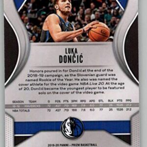 2019-20 Prizm Basketball #75 Luka Doncic Dallas Mavericks Official NBA Trading Card From Panini America