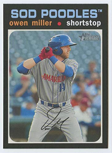 2020 Topps Heritage Minors #166 Owen Miller RC Rookie Amarillo Sod Poodles Baseball Trading Card