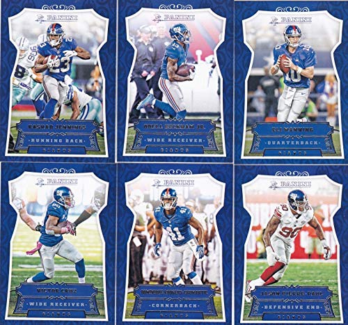 New York Giants 2016 Panini Factory Sealed Team Set with Eli Manning, Odell Beckham, Eli Apple Rookie Card plus