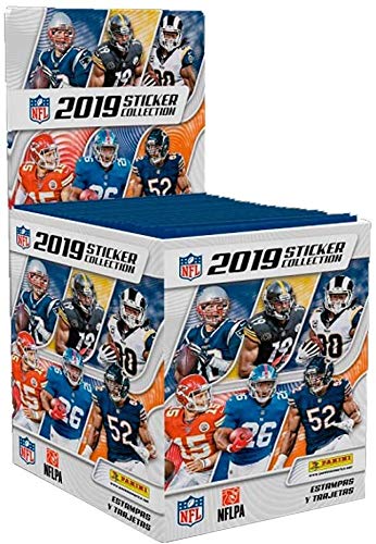 2019 Panini NFL Football Sticker Collection box (50 pks/bx, 5 stickers/pk)