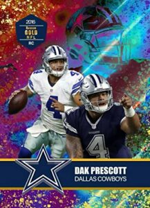 dak prescott 2016 rookie card rainbow gold rc dallas cowboys