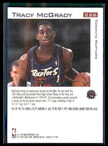 1997-98 Fleer #226 Tracy McGrady RC