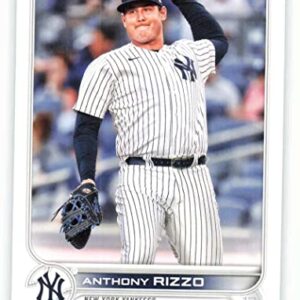 2022 Topps #242 Anthony Rizzo New York Yankees Official MLB Baseball Trading Card in Raw (NM or Better) Condition