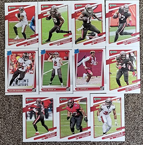 2021 Panini Donruss Football Tampa Bay Buccaneers Team Set 11 Cards W/Drafted Rookies Tom Brady Super Bowl Champs