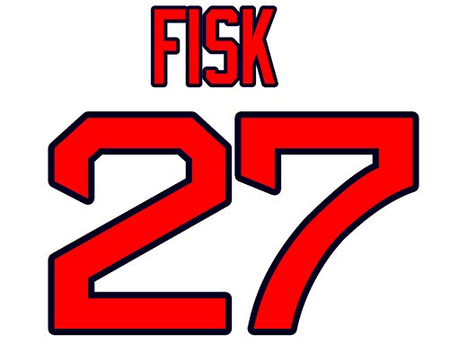 Carlton Fisk Boston Red Sox Jersey Number Kit, Authentic Home Jersey Any Name or Number Available