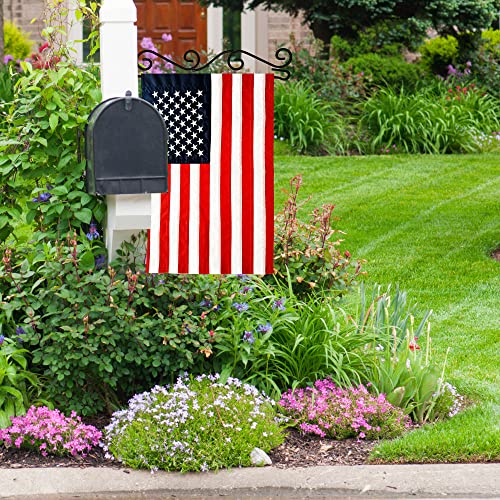 American Flag Garden Flag 12.5 x 18 Inch USA Garden Flag 4th of July flags American Flag Embroidered Stars and Sewn Stripes