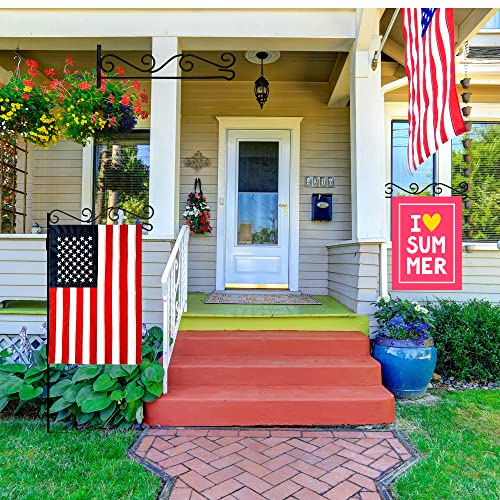 American Flag Garden Flag 12.5 x 18 Inch USA Garden Flag 4th of July flags American Flag Embroidered Stars and Sewn Stripes