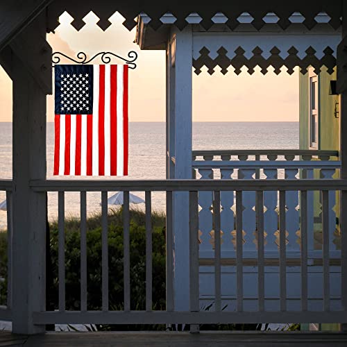 American Flag Garden Flag 12.5 x 18 Inch USA Garden Flag 4th of July flags American Flag Embroidered Stars and Sewn Stripes