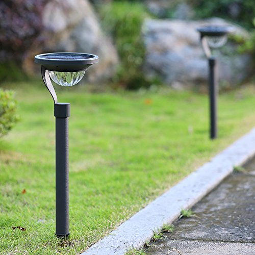 Twinkle Star 50 Lumens Solar Outdoor Lights 4 Pack Waterproof Solar Pathway Lights 12 Hrs for Walkway, Patio, Yard, Driveway, Garden