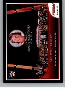 2016 topps wwe road to wrestlemania #71 the wwe roster – defeat seth rollins & kevin owens nm-mt