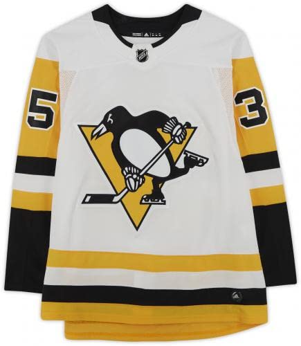 Tristan Jarry Pittsburgh Penguins Autographed White Adidas Authentic Jersey - Autographed NHL Jerseys