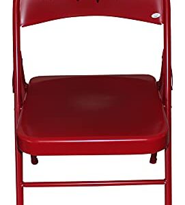 Bobby Knight Autographed/Signed Indiana Red Folding Chair JSA