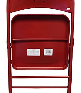 Bobby Knight Autographed/Signed Indiana Red Folding Chair JSA