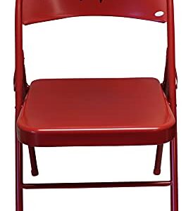 Bobby Knight Autographed/Signed Indiana Red Folding Chair JSA