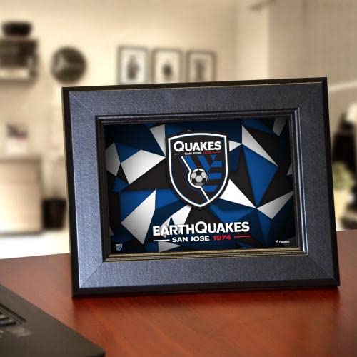 San Jose Earthquakes Framed 5" x 7" Team Logo Collage - Soccer Plaques and Collages