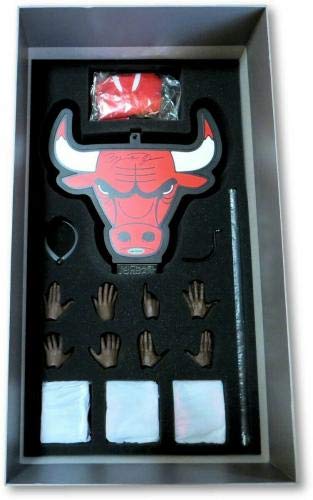 Michael Jordan Signed Autographed 1/4 Enterbay Figurine UDA Upper Deck Bulls - Autographed NBA Figurines