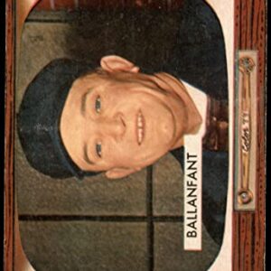 1955 Bowman # 295 E.L. Ballanfant Umpire (Baseball Card) GOOD Umpire