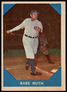 1960 fleer # 3 babe ruth new york yankees (baseball card) good yankees