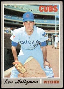 1970 topps # 505 ken holtzman chicago cubs (baseball card) good cubs