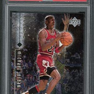 Michael Jordan 1998 Upper Deck Black Diamond Basketball Card #6 Graded PSA 9 MINT