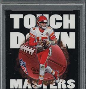 Patrick Mahomes 2020 Panini Mosaic Touchdown Masters Football Card #TM8 PSA 10