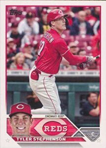 2023 topps #166 tyler stephenson nm-mt cincinnati reds baseball trading card