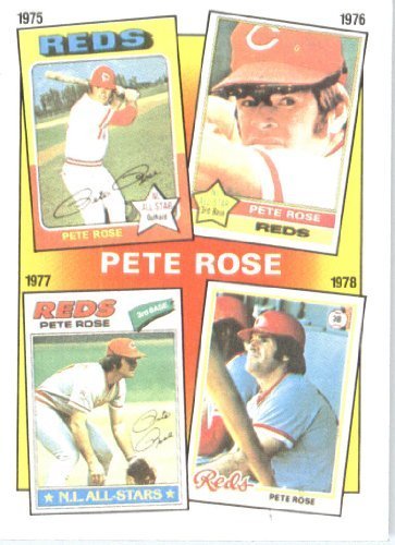 1986 Topps Baseball Card #5 Pete Rose