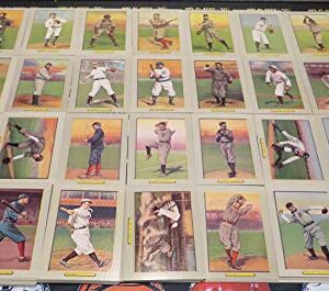 1982 RENATA GALASSO TURKEY RED 1911 T3 REPRINT SET OF 100 CARDS (EX/NEAR MINT)