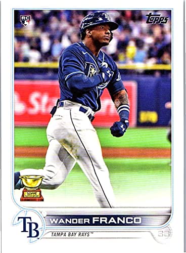 Wander Franco Topps All Star Rookie Card Collectible Baseball Card - 2022 Topps Baseball Card #215 (Rays) Free Shipping