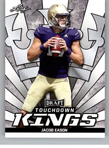 2020 Leaf Draft #81 Jacob Eason RC - Washington Huskies Indianapolis Colts (Touchdown Kings) (RC - NFL Rookie Football Trading Card)