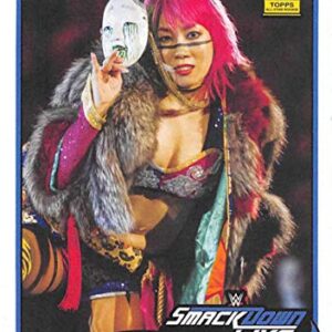 2018 Topps Heritage WWE #7 Asuka SmackDown LIVE Wrestling Trading Card