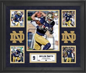 jaylon smith notre dame fighting irish framed 20″ x 24″ 5-photo collage – college player plaques and collages