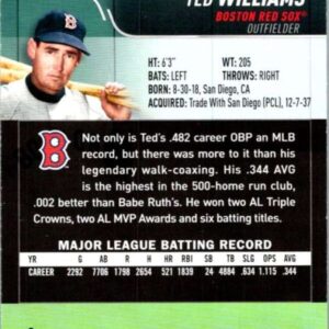 2022 TOPPS STADIUM CLUB #82 TED WILLIAMS RED SOX BASEBALL MLB