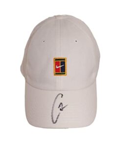 carlos alcaraz signed autograph nike tennis hat cap – world #1 us open champ jsa – autographed hats