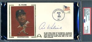 al kaline psa dna slabbed signed hall of fame fdc cache autograph