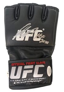 georges st-pierre autographed signed inscribed official ufc glove jsa witness